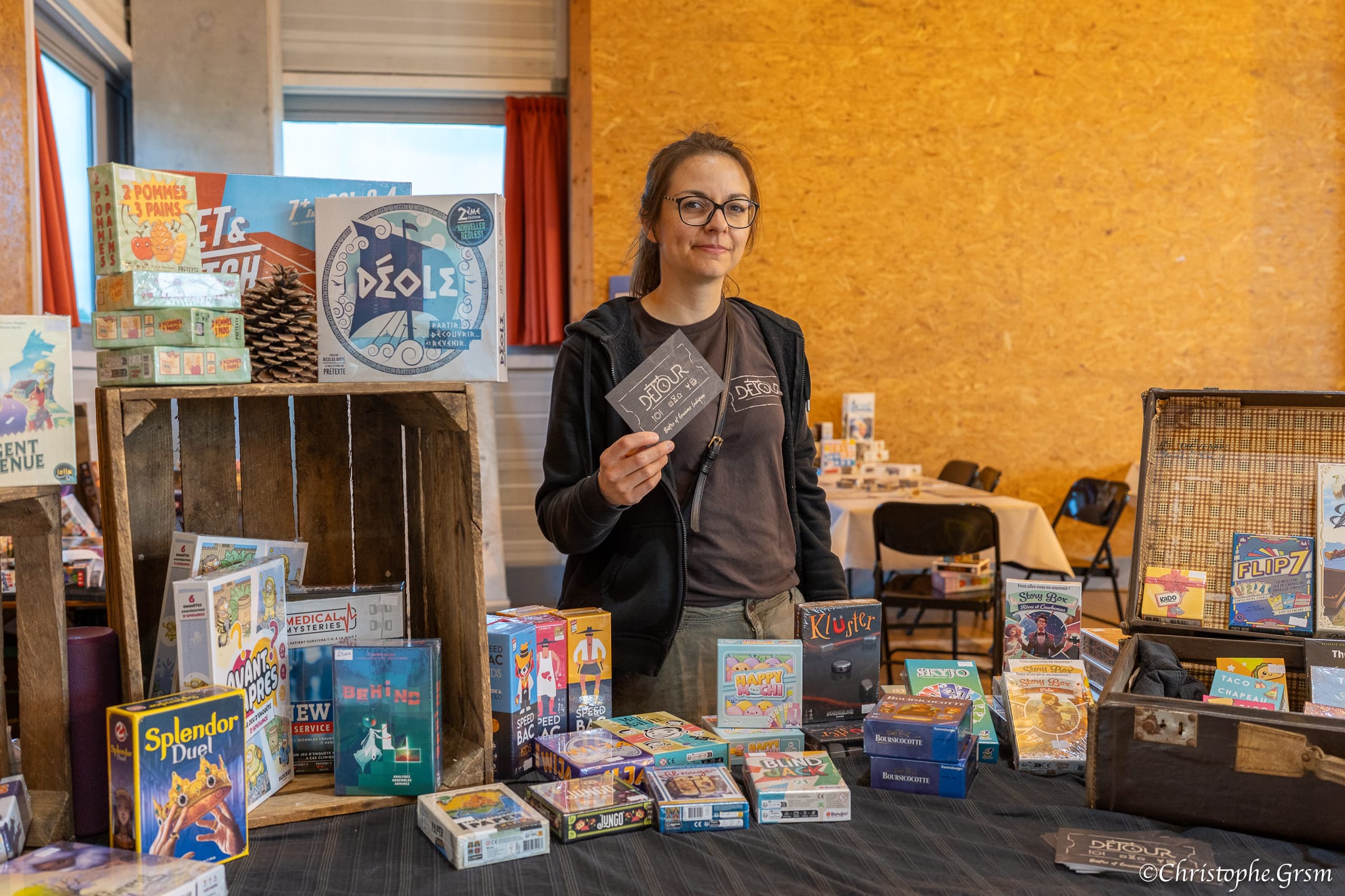 Photo de Audrey, à la boutique de Ludi'Vaux 2025, géré par le DéTour