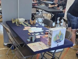 Stand d'À VAUX JEUX au festival Senlud, à Lieusaint