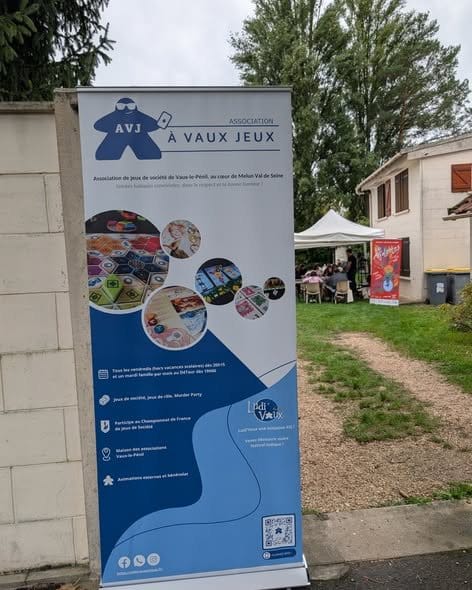Le stand d'À VAUX JEUX au festival Les Affolantes, au Mée-sur-Seine
