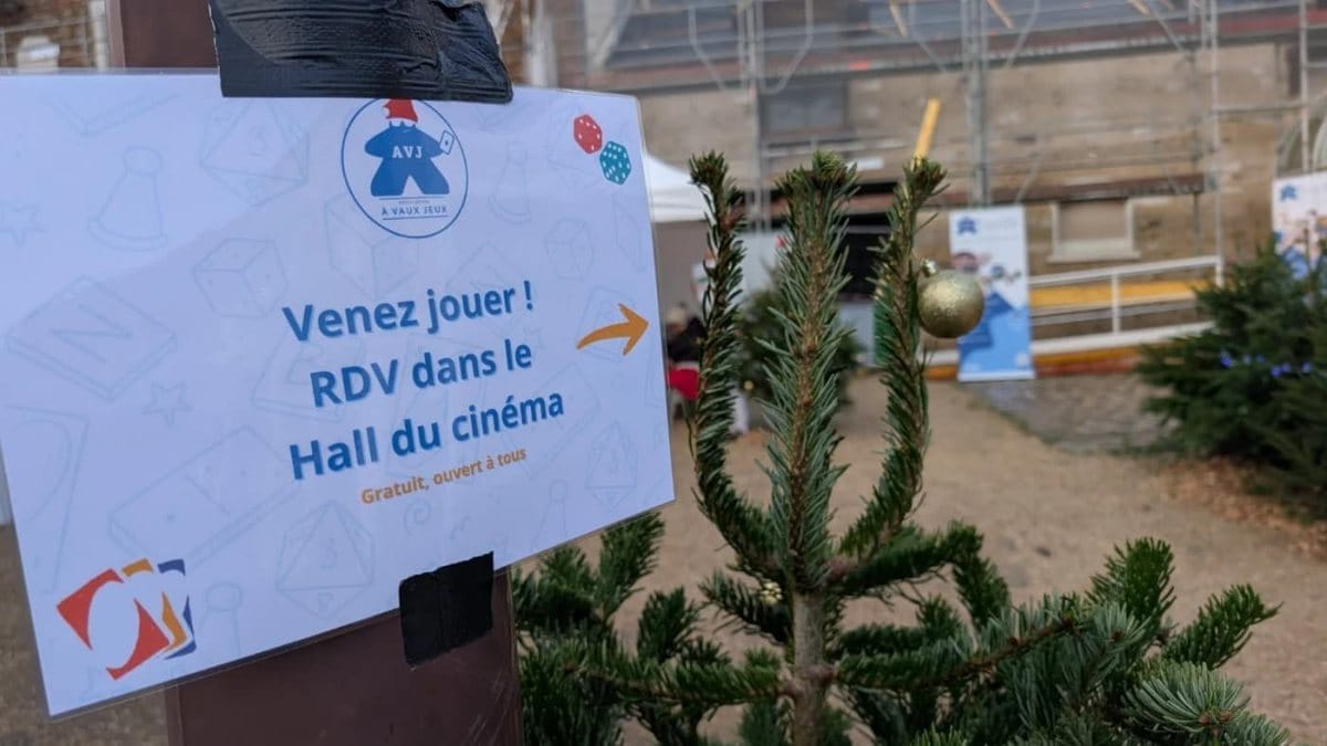 Invitation à l'espace jeux au Marché de Noël de Vaux-le-Pénil